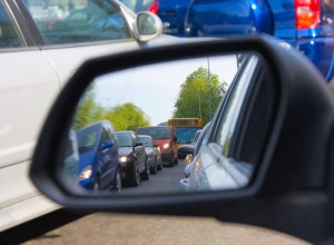 car mirror road rage